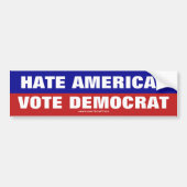 Hate America? Bumpersticker (Voorkant)