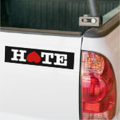 HATE BUMPERSTICKER (Op Truck)
