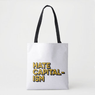 Hate Capitalism Canvas tas