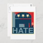 Hate-Gop Briefkaart (Voorkant / Achterkant)