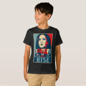 Hate Heal Grow Rise President Kamala Harris Campai T-shirt (Voorkant volledig)