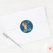 Hate heeft geen thuis in verpleeghuis LGBT Ronde Sticker (Envelop)