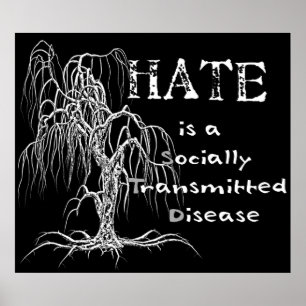 Hate is een STD Poster