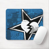 Hate Machine Gaming Mousepad (blauw) Muismat (Met muis)