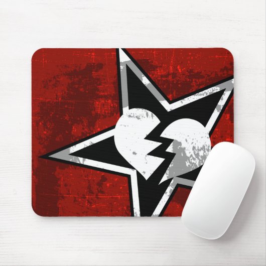 Hate Machine Gaming Mousepad (rood) Muismat (Met muis)