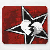 Hate Machine Gaming Mousepad (rood) Muismat (Voorkant)