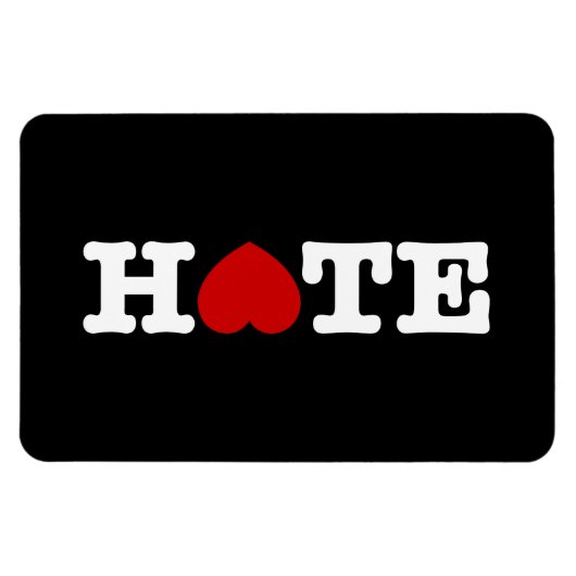 HATE MAGNEET (Horizontaal)