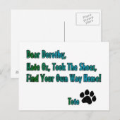 Hate oz briefkaart (Voorkant / Achterkant)