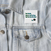 Hate oz vierkante button 5,1 cm (In situ)