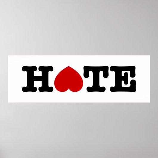 HATE POSTER (Devant)