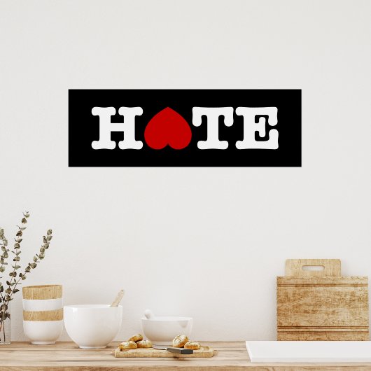 HATE POSTER (Cuisine)