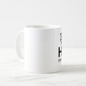Hâte - tasse de motivation (Devant gauche)