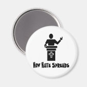 Hate van de pulpit magneet (Voorkant / Achterkant)