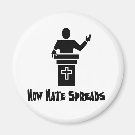 Hate van de pulpit magneet (Voorkant)