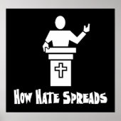 Hate van de pulpit poster (Voorkant)