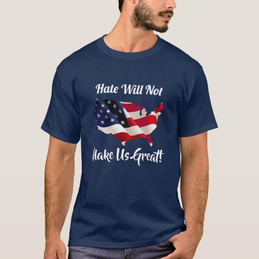 HATE ZAL ONS NIET GROOT MAKEN! Impeach T-shirt (Voorkant)