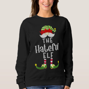 Hateful Elf Group Kerstmis Pajama Partij Trui