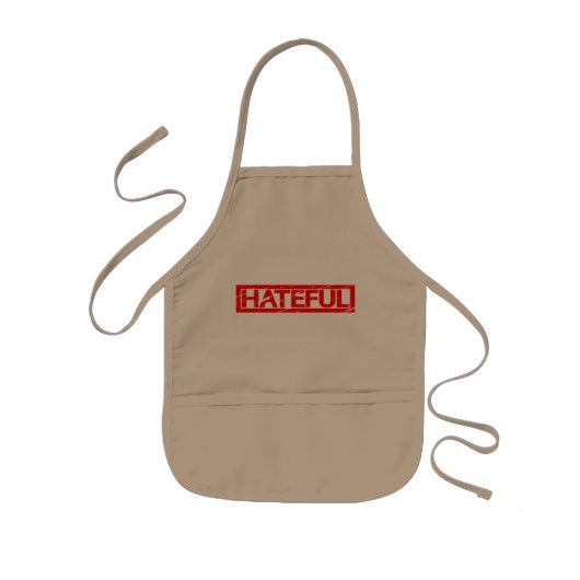 Hateful Stamp Kinder Schort (Voorkant)