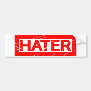 Hater Stamp Bumpersticker