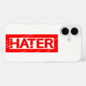Hater Stempel Case-Mate iPhone Case (Achterkant (horizontaal))