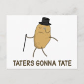 Haters Gonna Hate en Taters Gonna Tate Briefkaart (Voorkant)