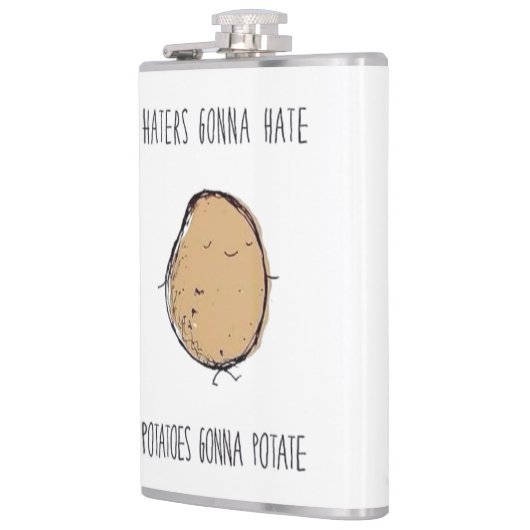 Haters Gonna Hate Flask Heupfles (Links)