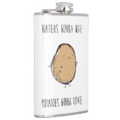 Haters Gonna Hate Flask Heupfles (Rechts)