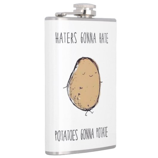 Haters Gonna Hate Flask Heupfles (Rechts)