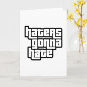 Haters gonna hate kaart (Gele Bloem)