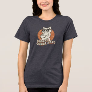 "Haters Gonna Hate" Koele Kat T-shirt