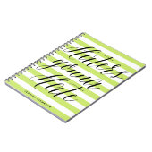 Haters Gonna Hate | Modern Notitieboek voor kallig (Linkerzijde)