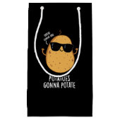 Haters Gonna Hate Potates Gonna Potate Dark BG Klein Cadeauzakje (Voorkant)