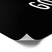 Haters Gonna Hate Potates Gonna Potate Dark BG Poster (Hoek)