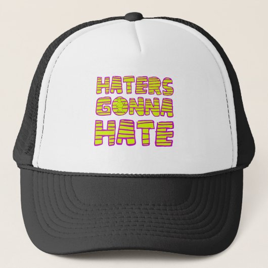 Haters Gonna Hate Trucker Pet (Voorkant)