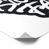 Haters zijn de grootste fans poster (Hoek)