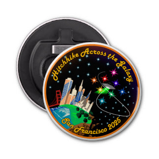 HATG-flesopener (magnetisch) Button Flesopener