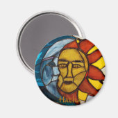 Hatha Magnet Magneet (Voorkant / Achterkant)