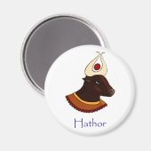 Hathor - Ancient Egyptian goddess magnet (Recto/Verso)