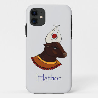 Hathor Ancient Egyptische godin iPhone 11 Hoesje