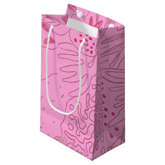 HATHOR Bloom Roze Cadeautas (Voorkant Gekanteld)