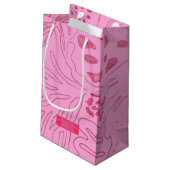 HATHOR Bloom Roze Cadeautas (Achterkant Gekanteld)