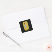 Hathor Egyptian Ancient Goddess Square Sticker (Envelop)