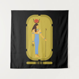 Hathor Egyptian Goddess Wandkleed