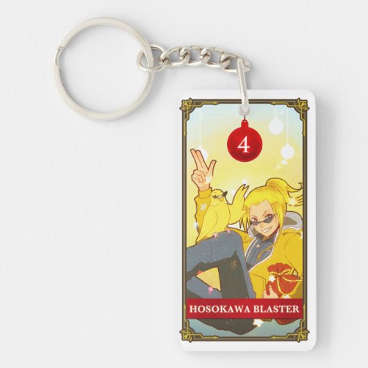 Hatoful Advent Rabu-Azami Sleutelhanger (Voorkant)