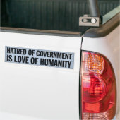 Hatred of Government Bumpersticker (Op Truck)
