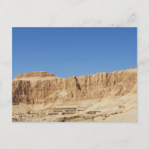 Hatshepsut Temple panoramische foto Briefkaart