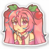 Hatsune Miku Sakura Ver. Sticker (Recto)