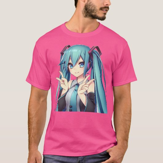 Hatsune Miku T-shirt (Voorkant)