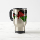 Hatta Design Palestinian Flag Travel Mug Reisbeker (Voorkant links)