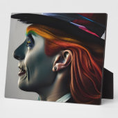 Hatter AI généré Art Plaque (Côté)